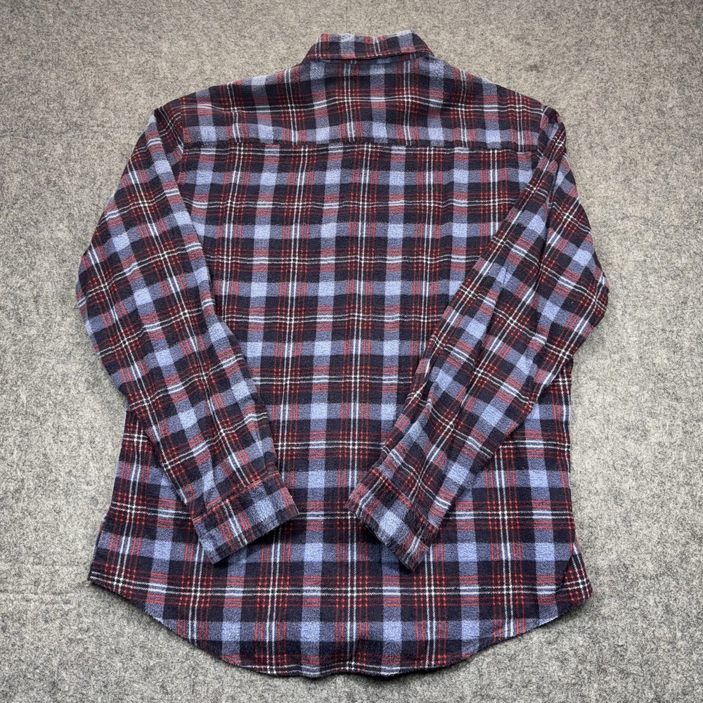 McGregor Bagpiper Flannel Shirt Men's‎ L Red/Blue Plaid Retro Soft Y2K Heritage - Picture 2 of 6
